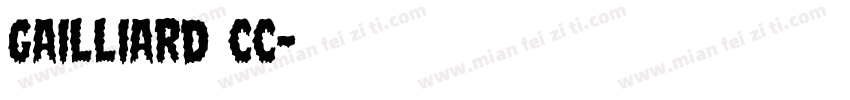 gailliard cc字体转换